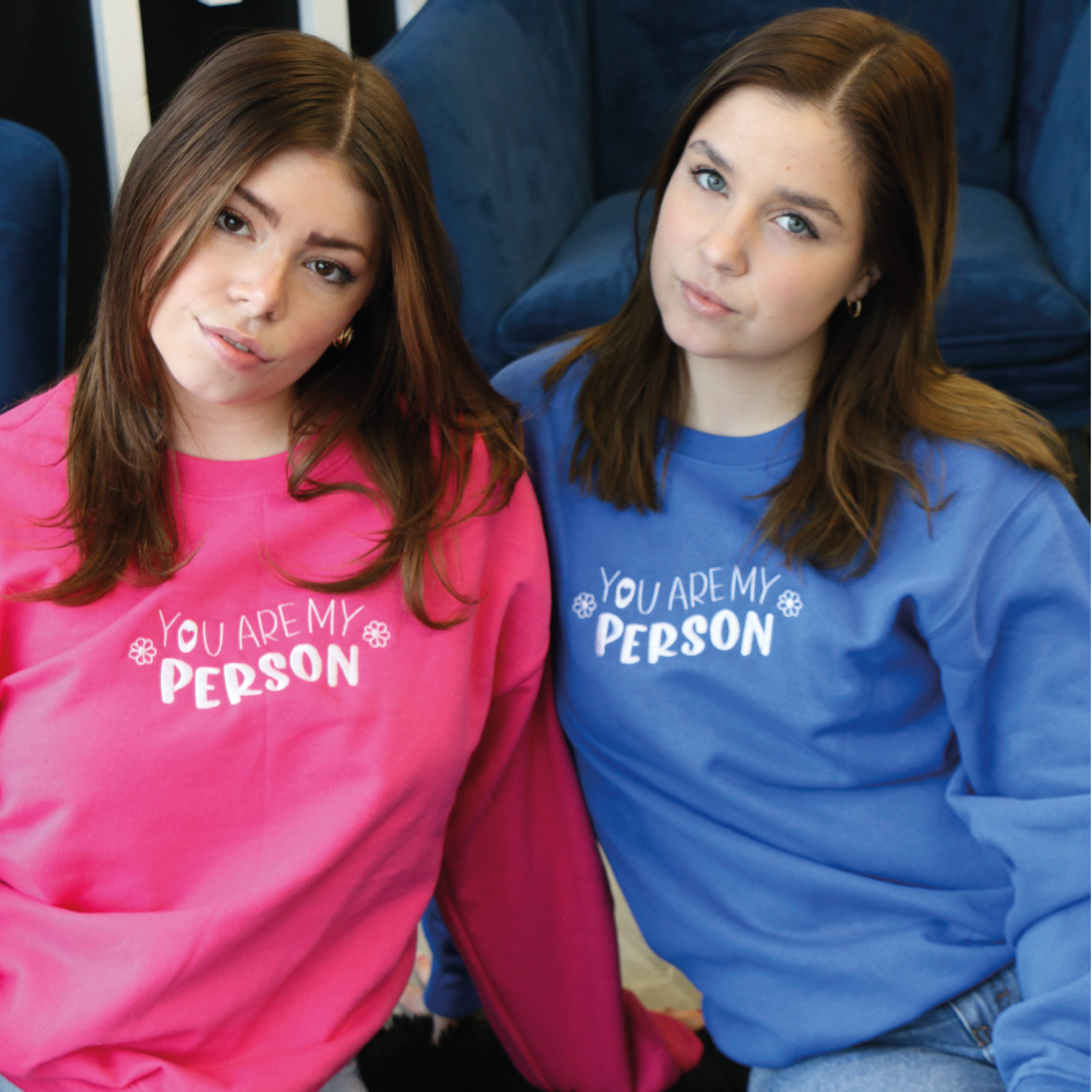 brodame, amour, filles, jeunes femmes, matching set, amitié, BFF, meilleure amie, confort, cadeau