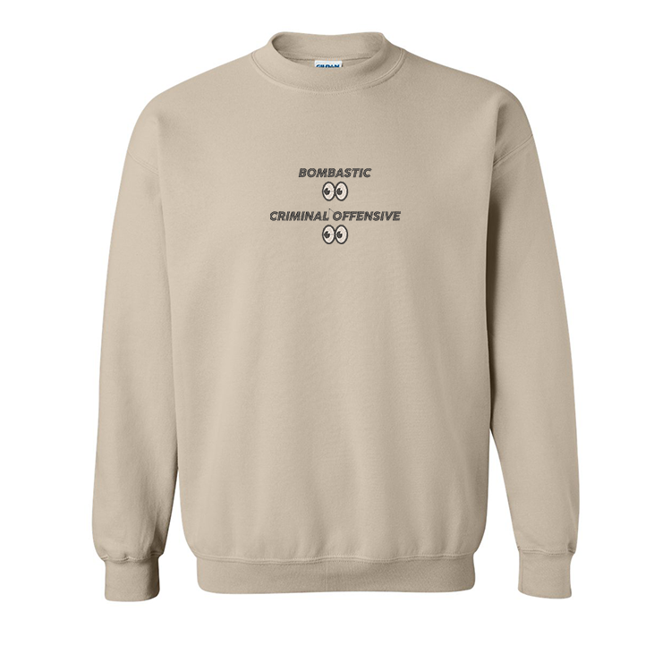 crewneck beige broderie meme trend tiktok vine side eye