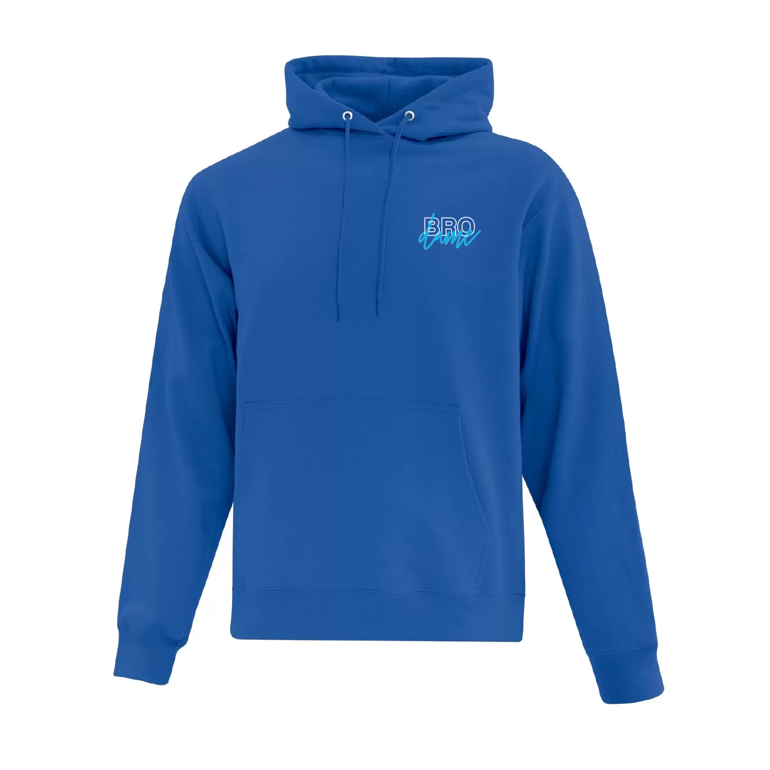 "Brodame" cursive embroidered hoodie