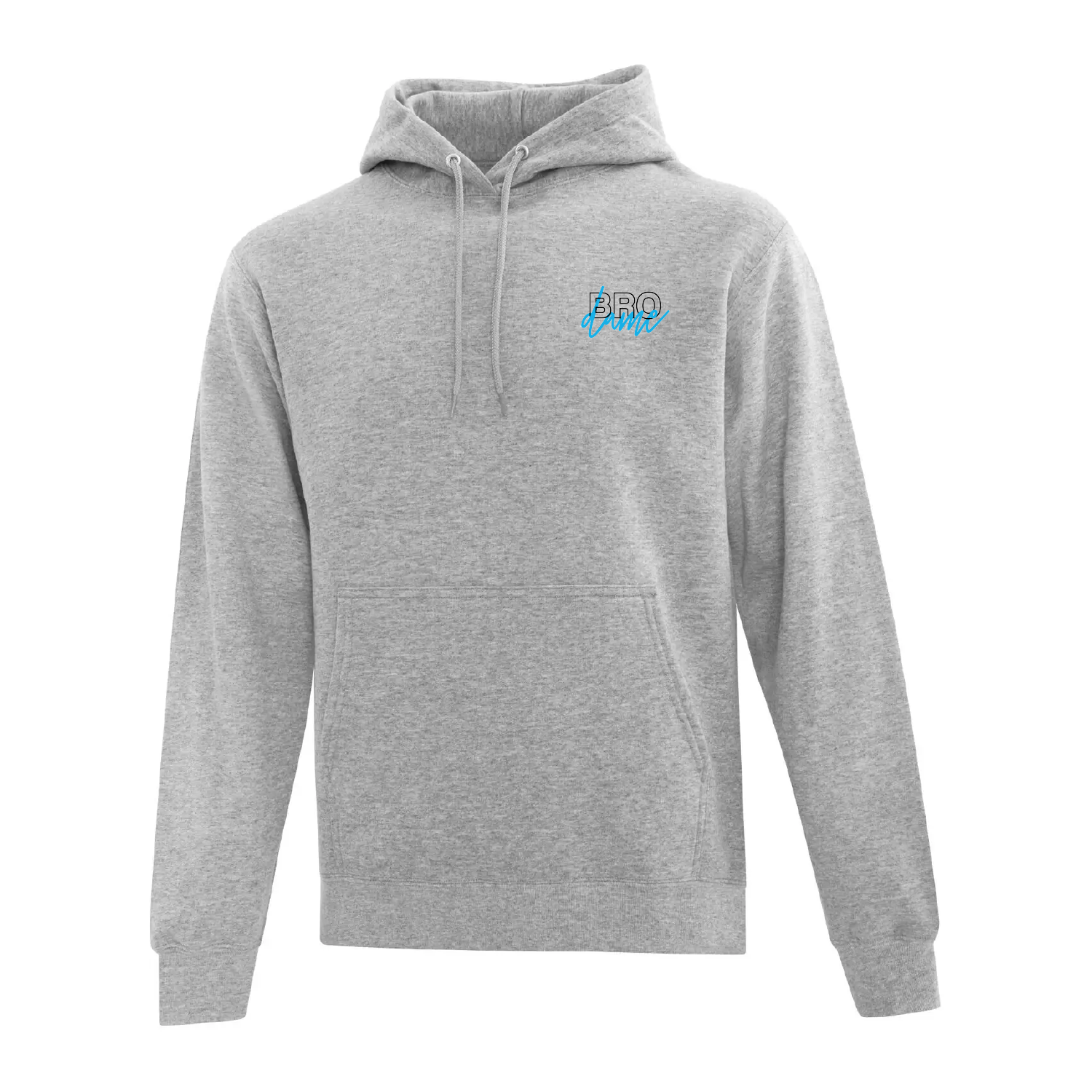 "Brodame" cursive embroidered hoodie