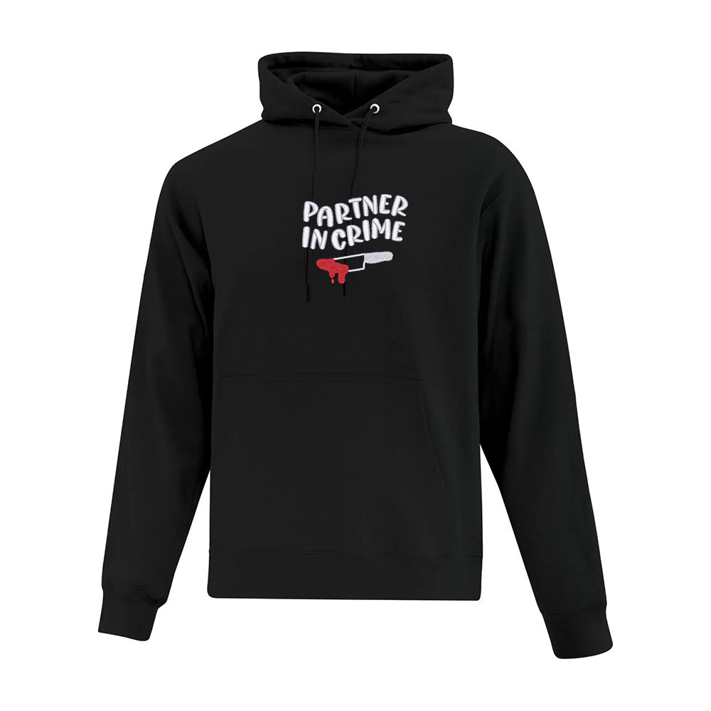 hoodie partner in crime noir ensemble assorti duo