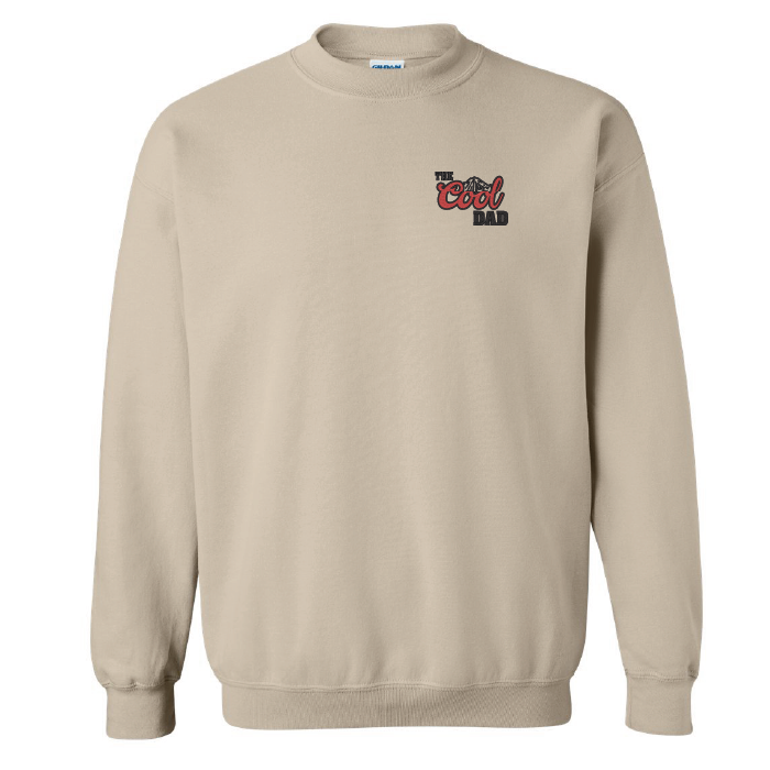 crewneck beige the cool dad en style bière coors light fête des pères