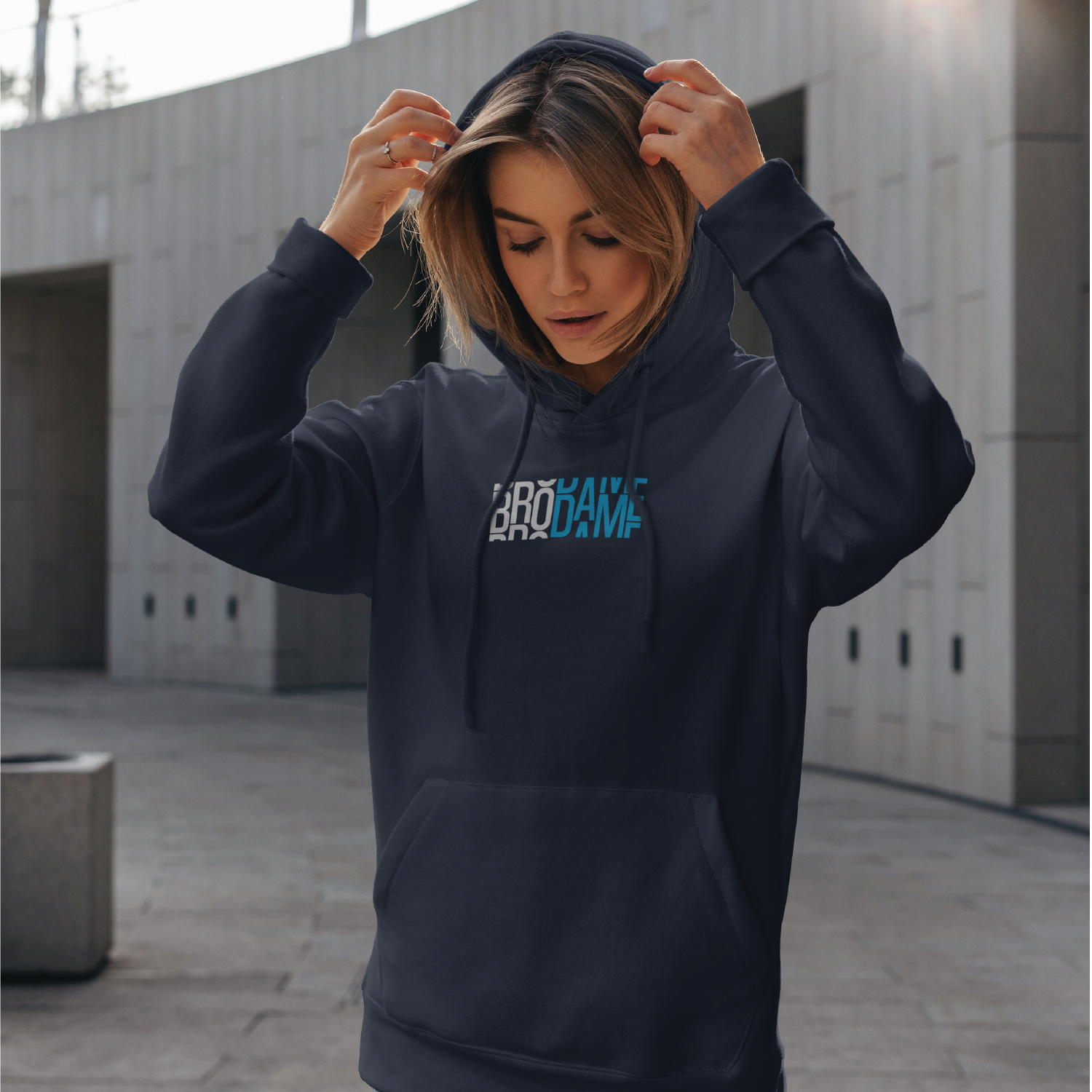 Embroidered "Brodame Lottery" Hoodie