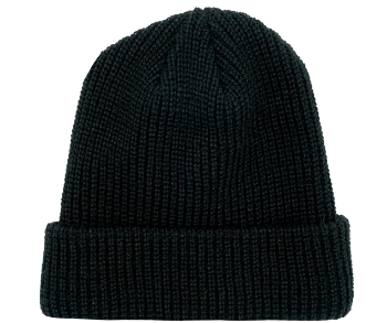 beanie de couleur noir