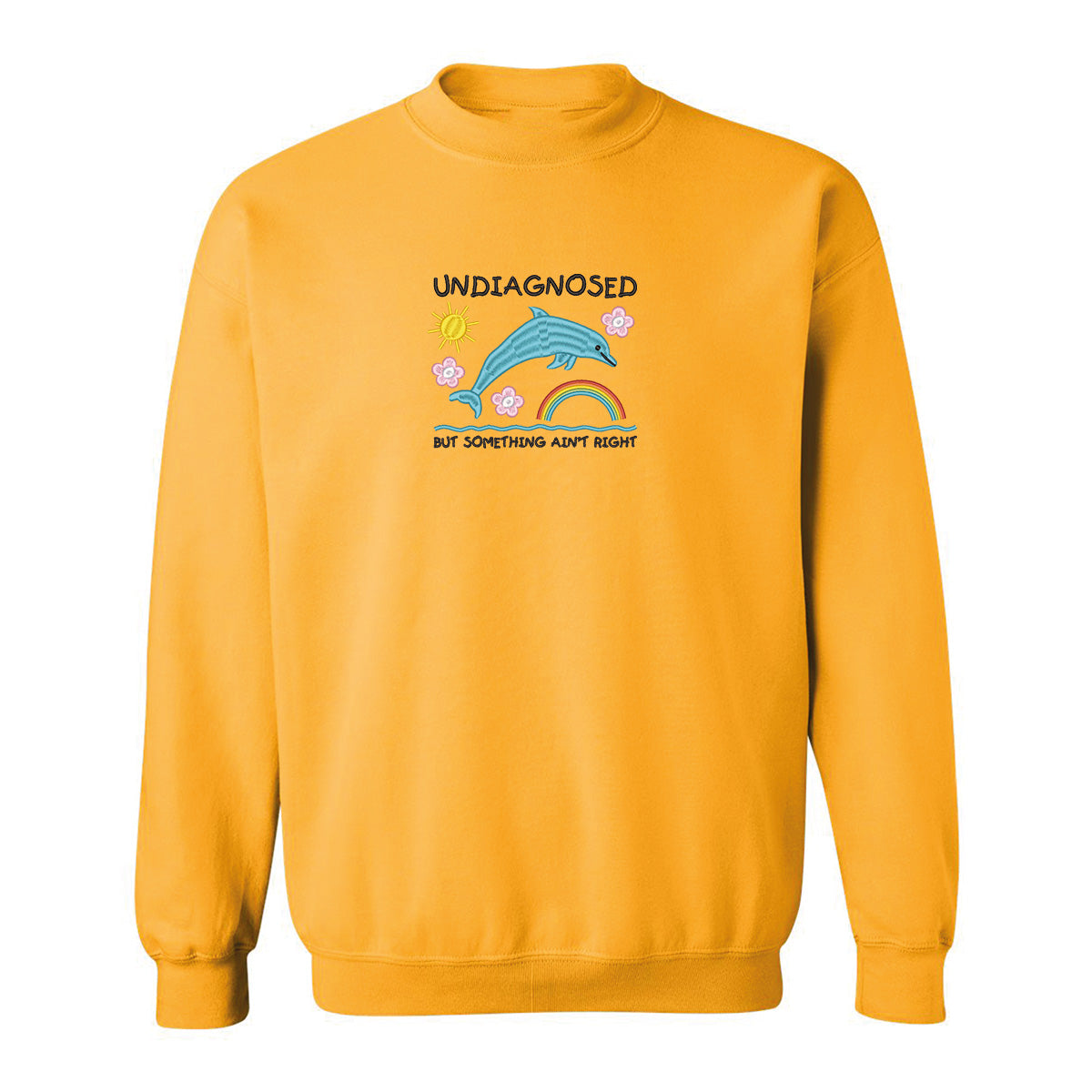 Embroidered "Undiagnosed" Crewneck