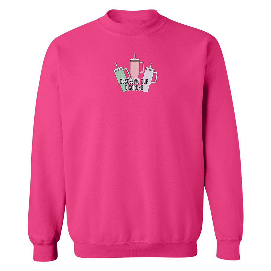 crewneck rose ocd stanley cup brodé
