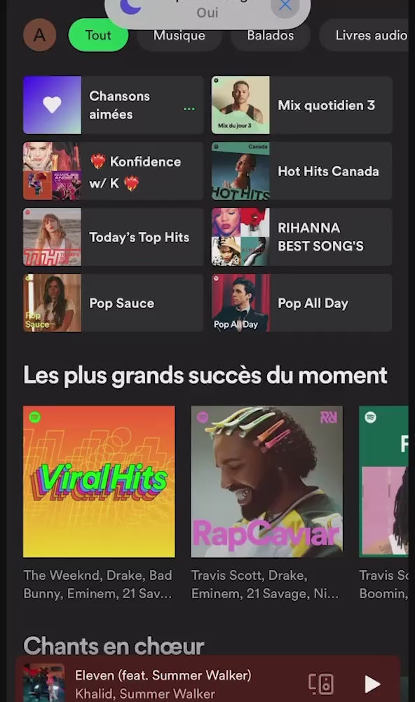 video explicatif comment aller trouver le code spotify