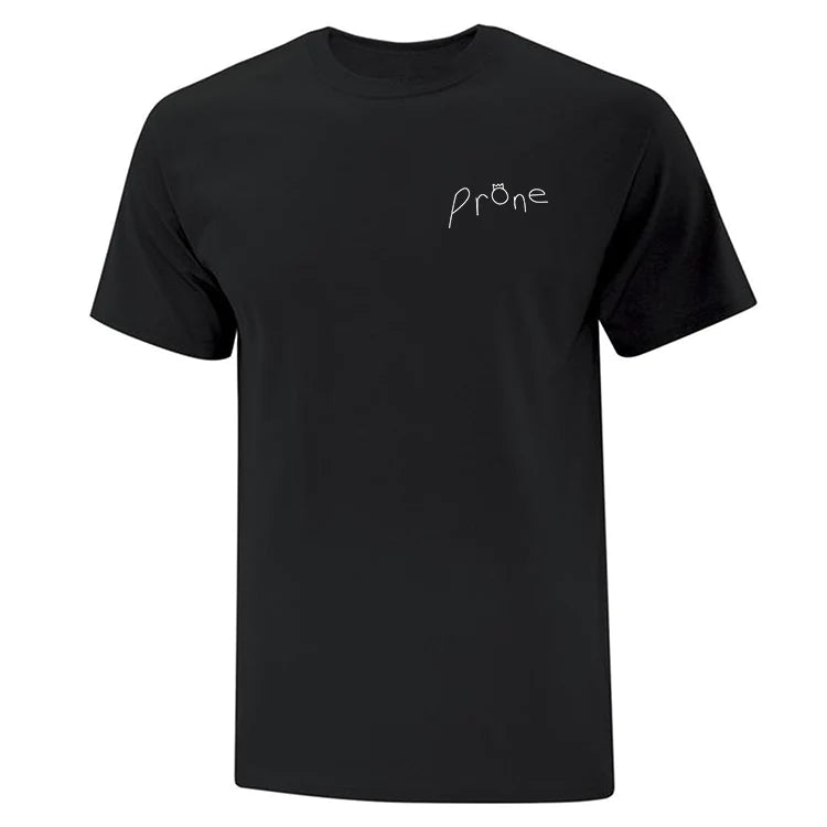 t-shirt noir prone logo classique entreprise quebecoise