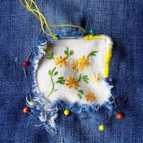 "Embroidery for sustainable fashion: Repairing and reinventing your clothes".