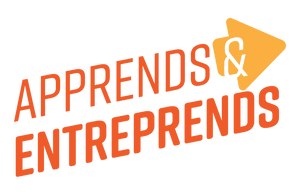 Logo de apprends et entreprends de défi 48 un client entreprise de brodame