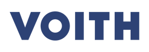 Logo voith en bleu marin sans fond