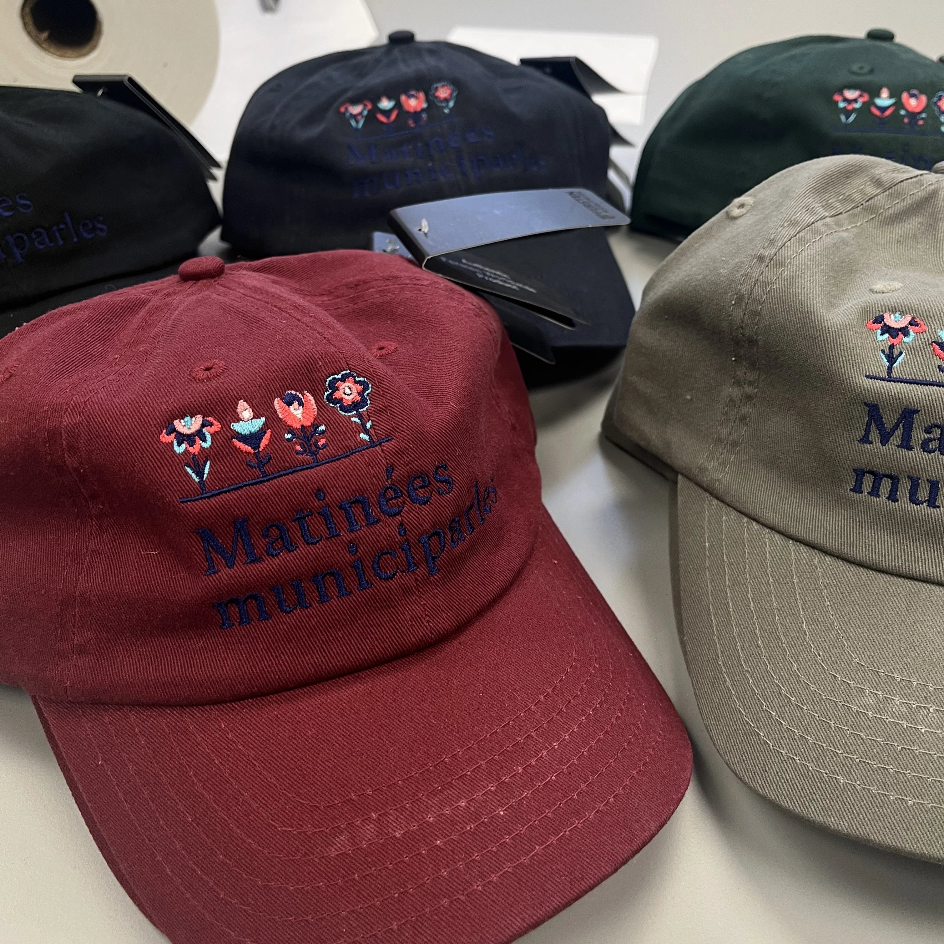 Casquette broder matinée municipal de la ville de Drummondville fait par Brodame