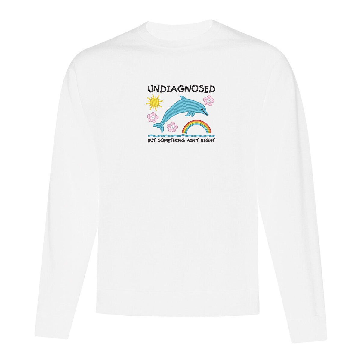 Embroidered "Undiagnosed" Crewneck