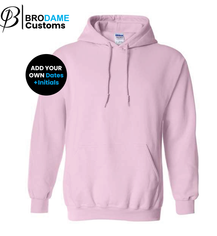 Hoodie Thistle Hoodie personnalisé date+initiale