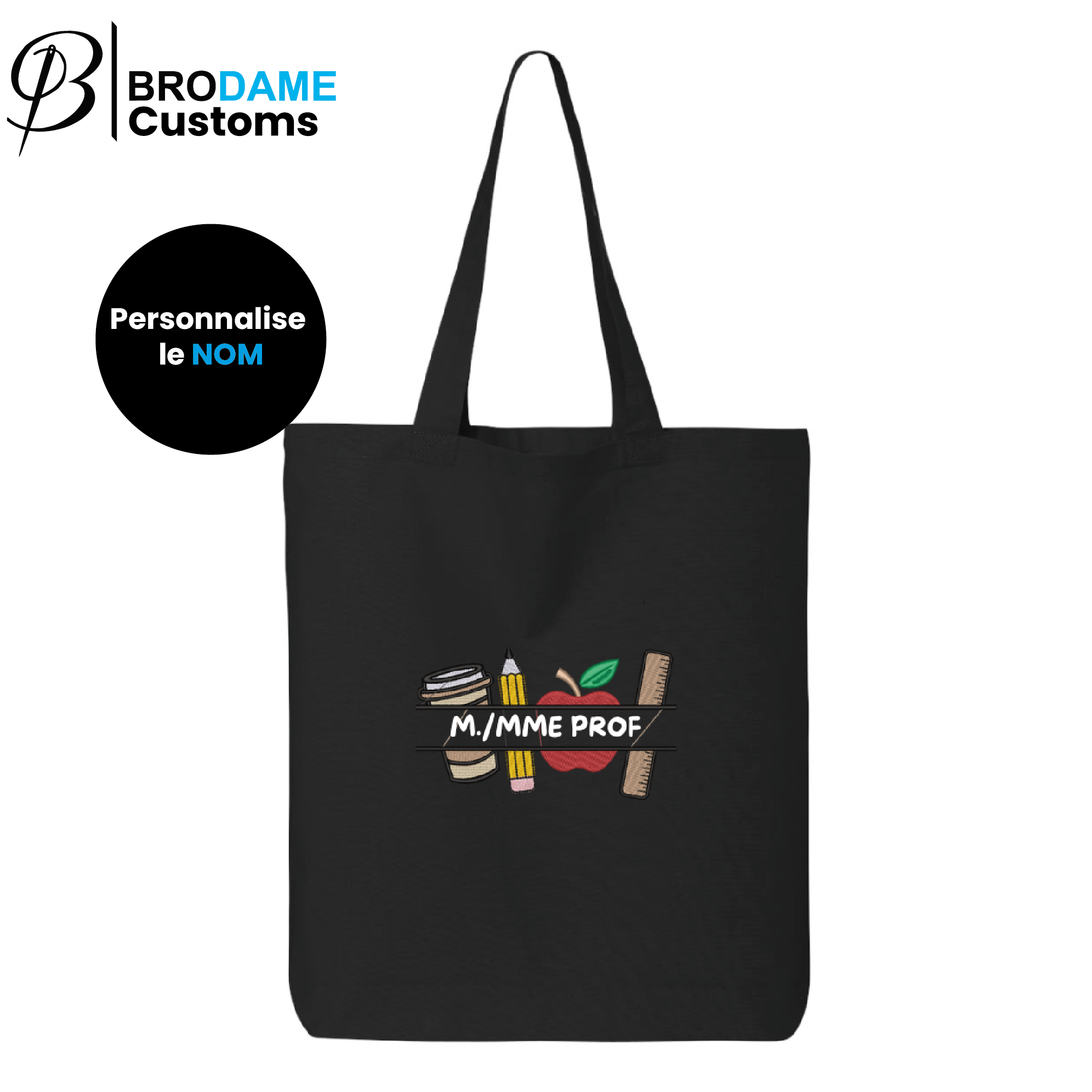 Personalized Prof Tote Bag