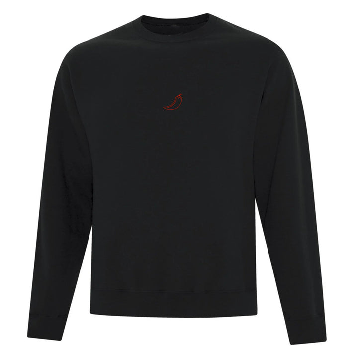 crewneck Black Crewneck Hot Chilli