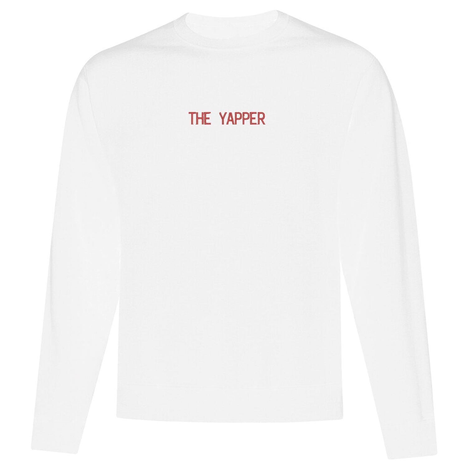 Embroidered "The Yapper" Crewneck