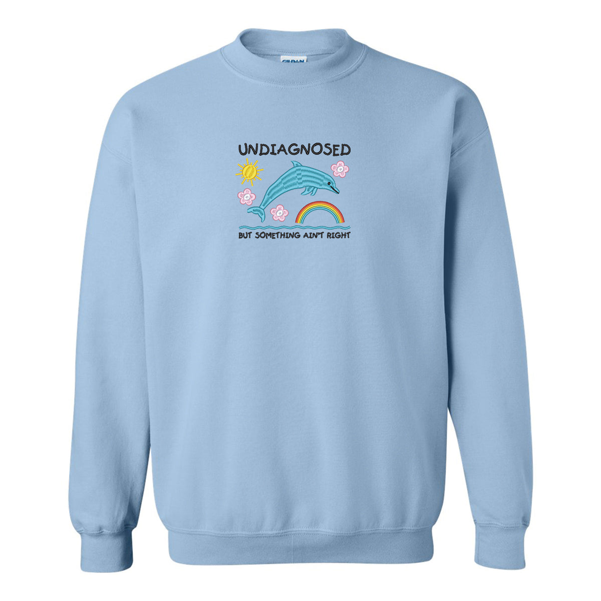 Embroidered "Undiagnosed" Crewneck