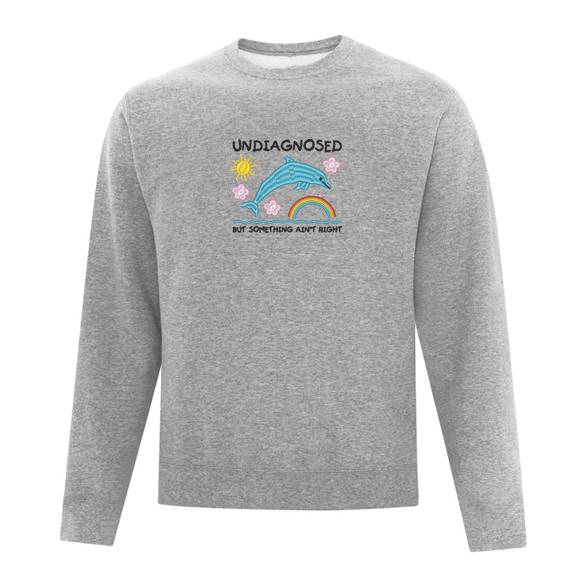 Embroidered "Undiagnosed" Crewneck