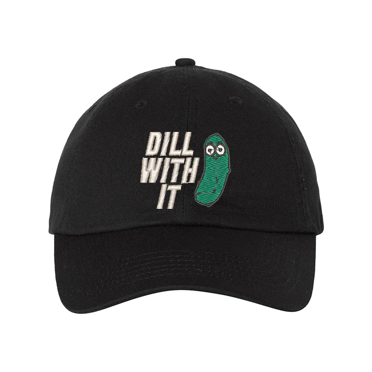Black Casquette dad Dill With It