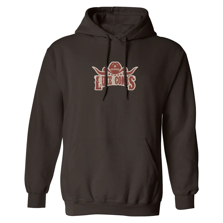 hoodie brun country chanteur combs