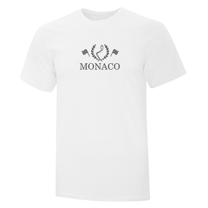 White Smoke T-shirt Monaco F1